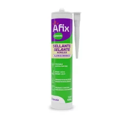 Sellador Acrílico Silicona Pintable Afix Green 430 gr