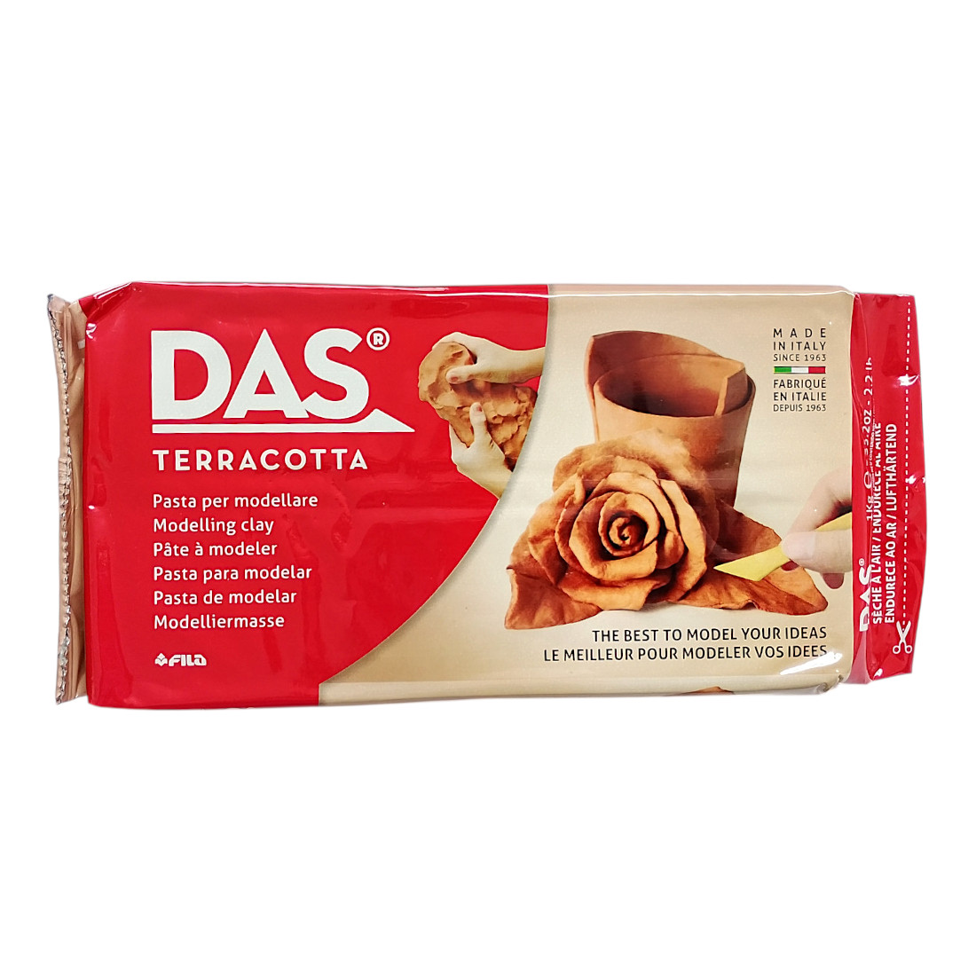Masa De Cerámica Fría Para Modelar 1 Kg Terracota Das