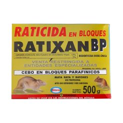 Veno Cebo Raticida En Bloques Ratixan 500 Gramos