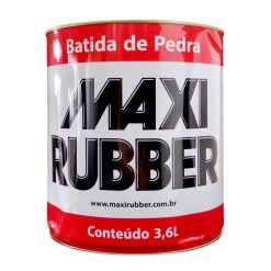 Batido De Piedra Antigravilla Maxi Rubber Negro 3.6 Litros