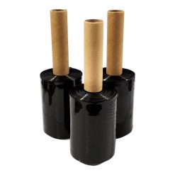 Film Stretch Con Mango Negro 12,5Cm X 250 Mts X 3 Unidades