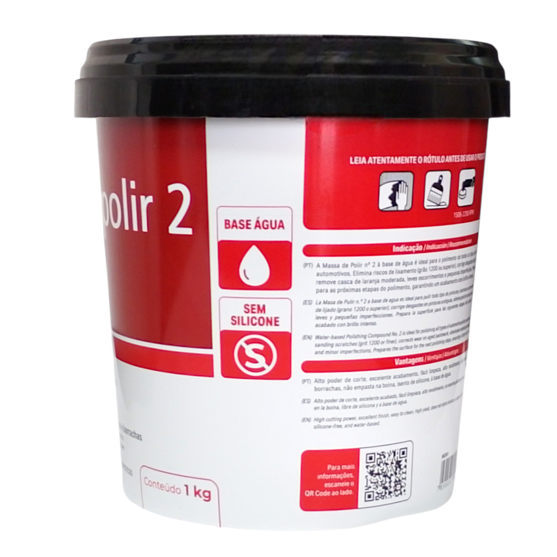 Pasta De Pulir Base Agua Maxi Rubber 500 g - Imagen 3