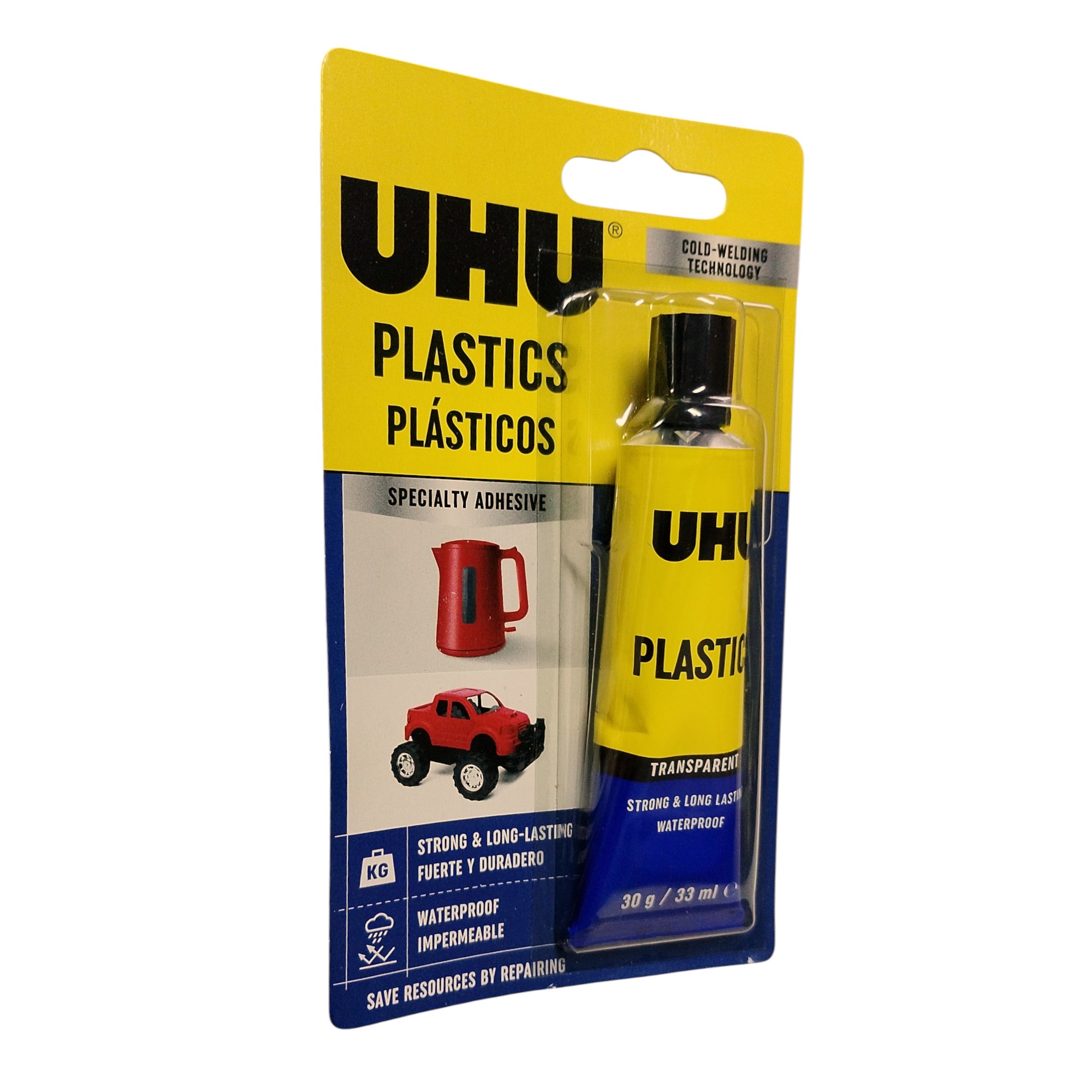 Pegamento Uhu All Plastics Pegamento Para Plásticos 33 mL - Imagen 3