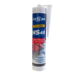 Ciser Sellador Poliuretánico Híbrido Construcción MS40 Gris 400 G
