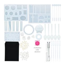 Set Moldes para Joyas en Resina de Silicona
