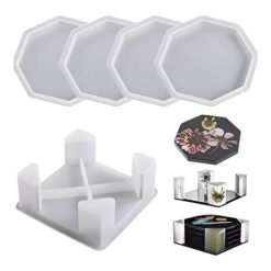 Set Moldes Posavasos Octogonal