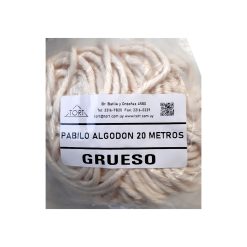 Pabilo Algodón Grueso 20 Metros