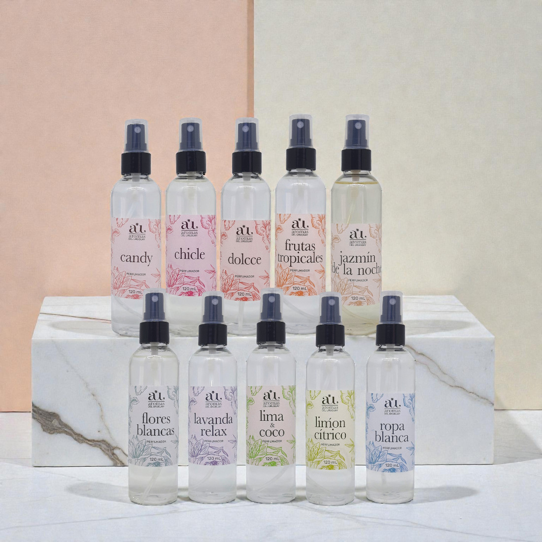 Pack Home - 10 perfumadores línea Home 120 mL