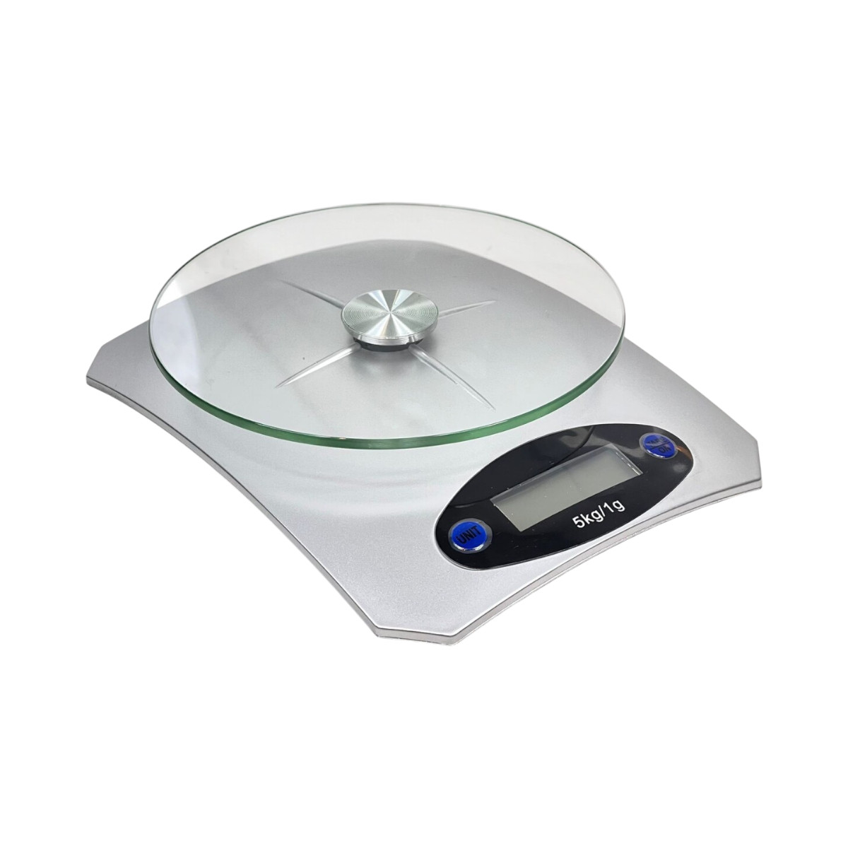Balanza De Cocina Digital 1 g A 5 Kg Color Plateado