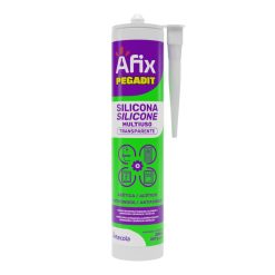 Silicona Ácida Multiuso Transparente Afix Pegadit 280 mL