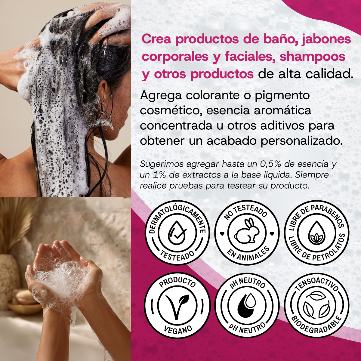 Base Perlada Para Jabón Líquido 1 L - Imagen 2