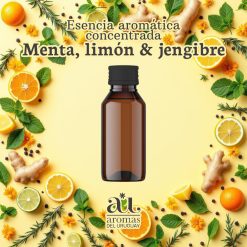 Esencia Menta, Limón y Jengibre 30 Cc