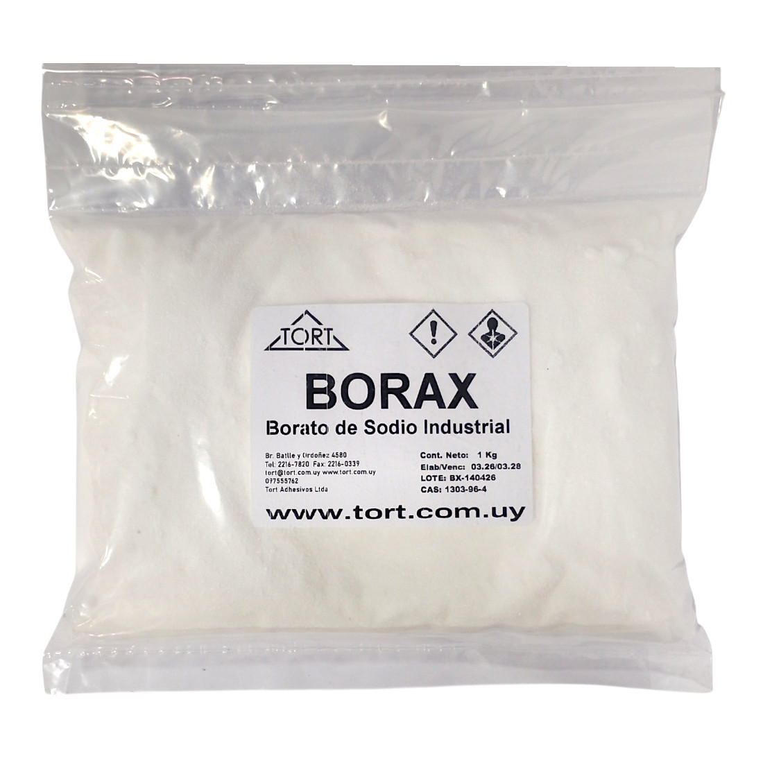 Bórax Borato de Sodio Industrial 1 Kg