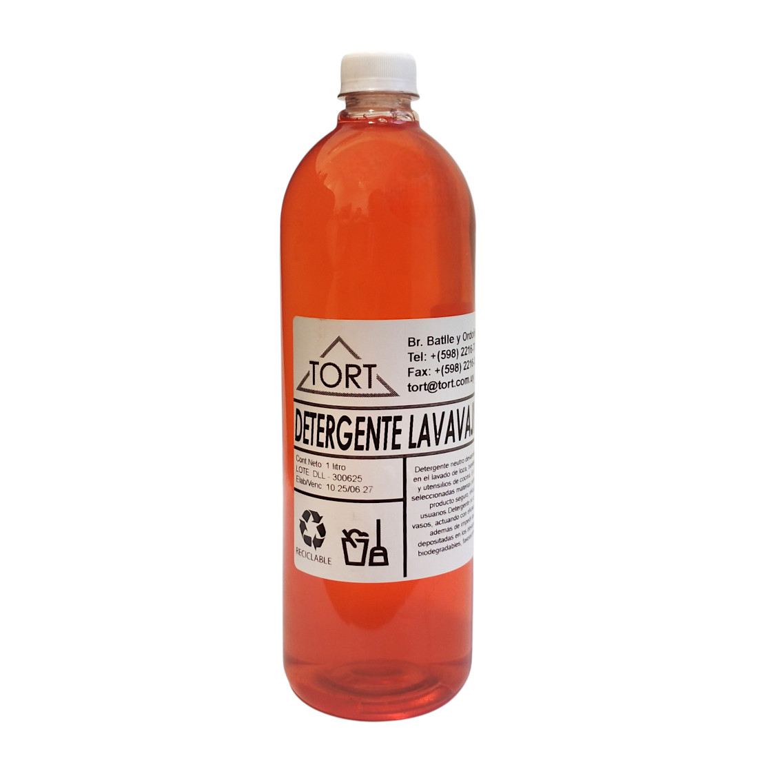 Detergente Lavavajillas Neutro 1 Litro
