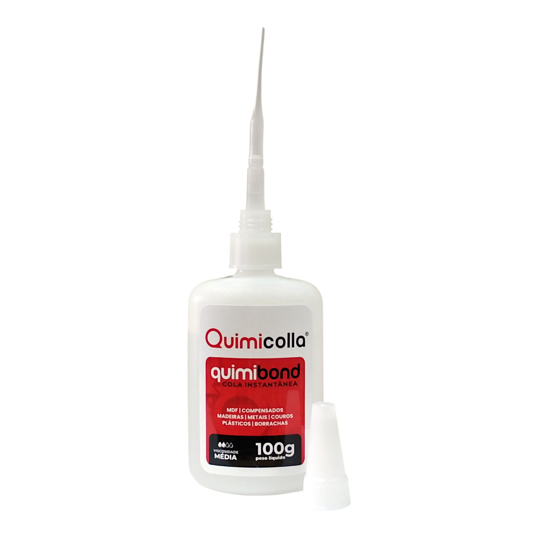 Quimibond Adhesivo Instantáneo Cianoacrilato Quimicolla 100 g - 10 unidades - Imagen 2