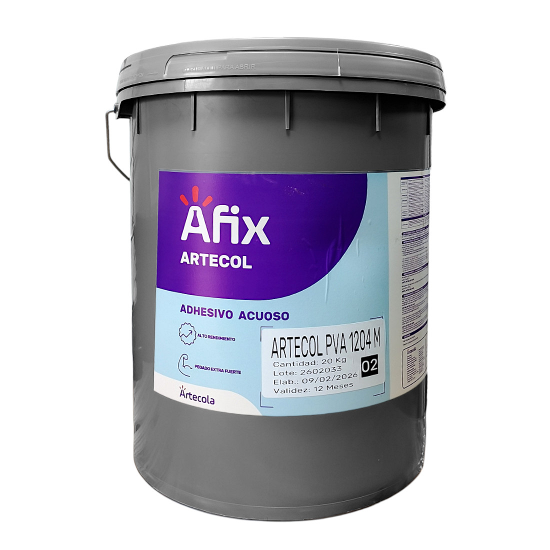 Cola Fría Madera Ultra Rápida D3 Afix Carpincol 20 Kg - Imagen 2