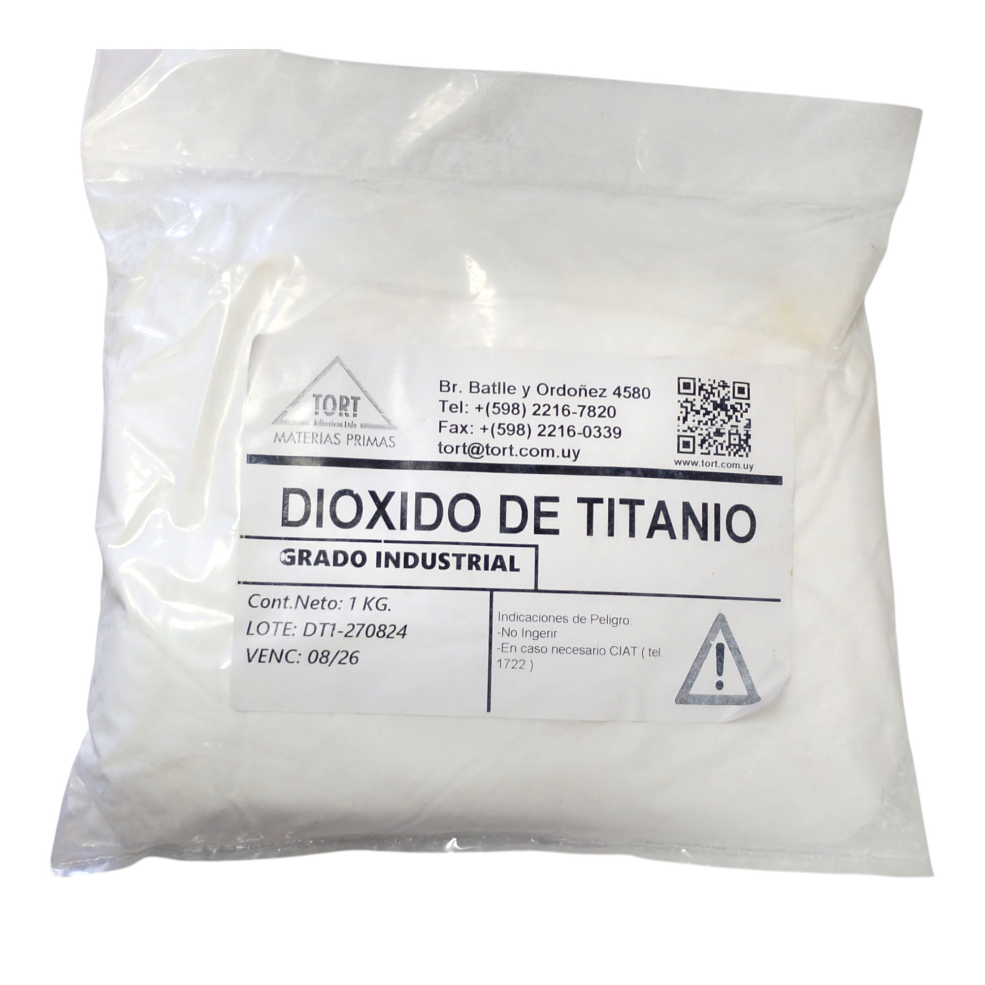 Dióxido de Titanio Industrial 250 g