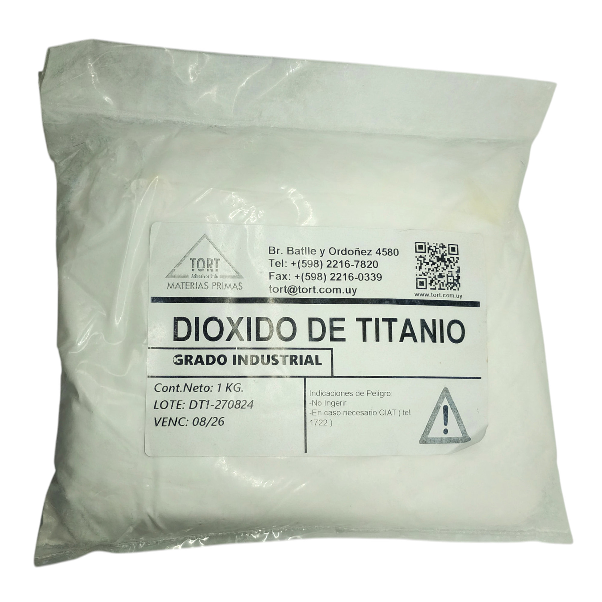 Dióxido de Titanio Industrial 250 g - Imagen 2