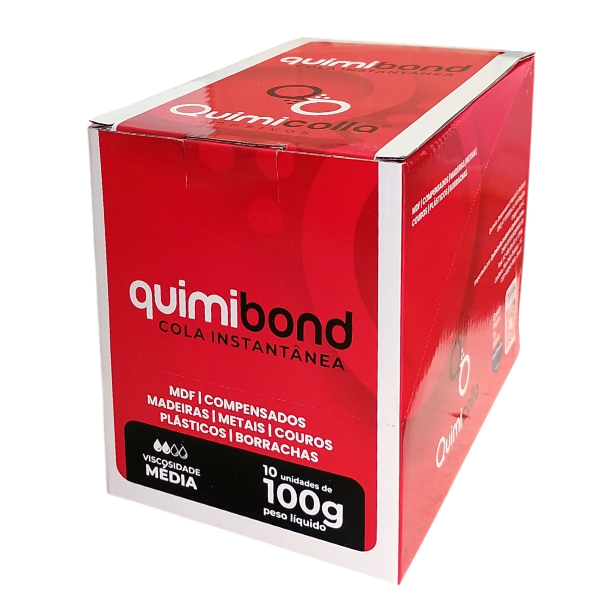 Quimibond Adhesivo Instantáneo Cianoacrilato Quimicolla 100 g - 10 unidades - Imagen 2